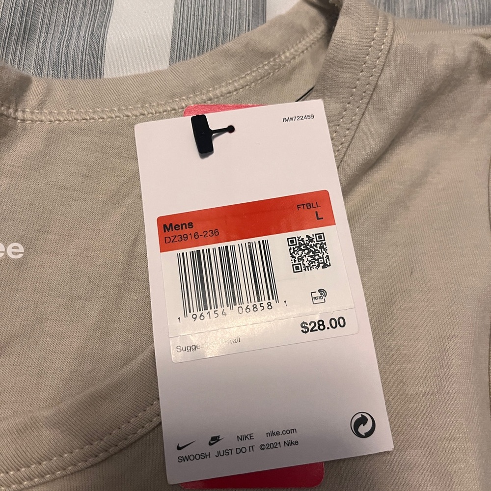 Nike Beige Men's Ohio State Tank Top